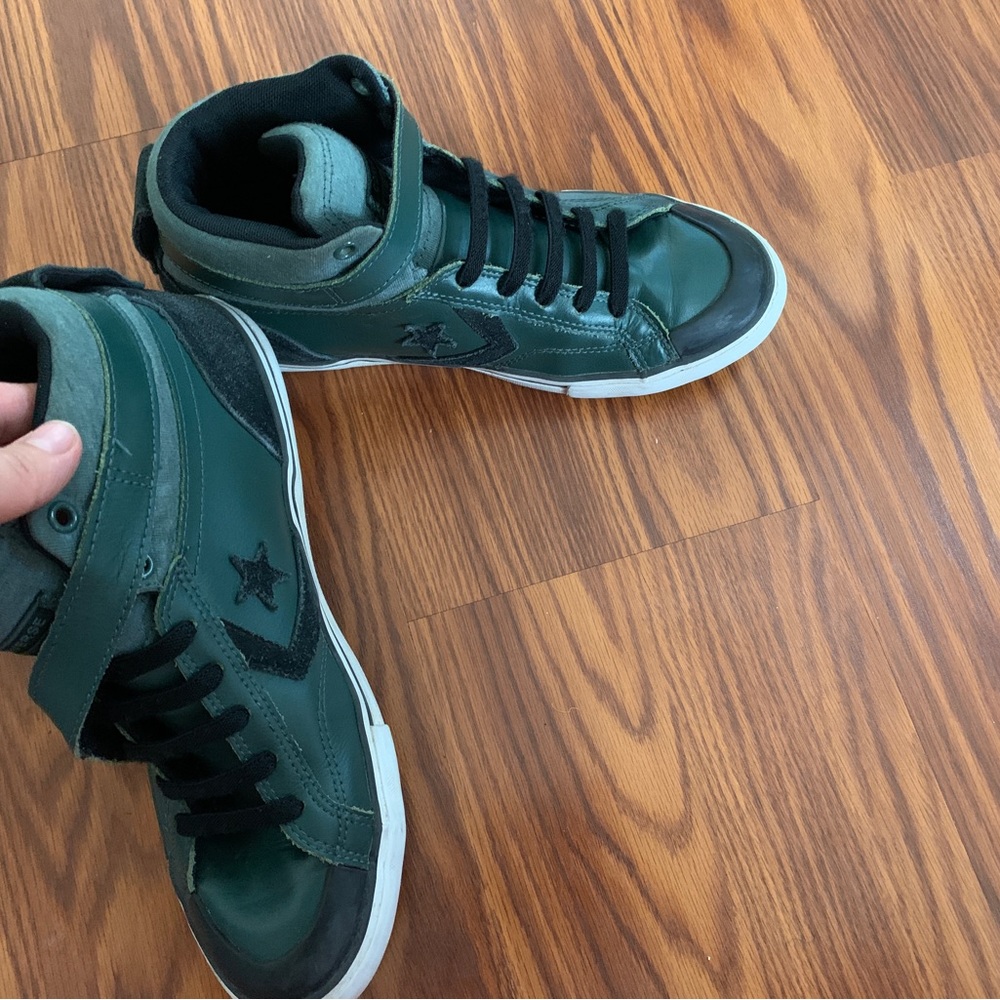 Converse green pro blaze